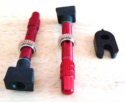 ALLOY VALVES FOR TUBELESS RIM red (image for) ALLOY VALVES FOR TUBELESS RIM red