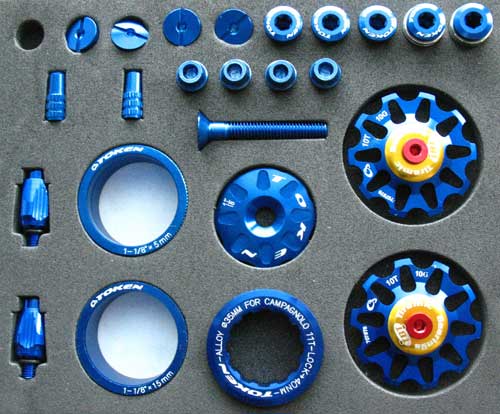 ROAD CUSTOM PARTS KIT blue (image for) ROAD CUSTOM PARTS KIT blue