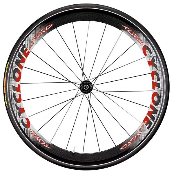 CYCLONE - TUBULAR CARBON WHEELSET SHIMANO (image for) CYCLONE - TUBULAR CARBON WHEELSET SHIMANO