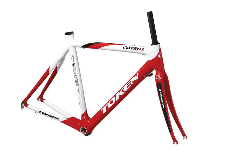 CORSA 2 CARBON FRAMESET 58 red (image for) CORSA 2 CARBON FRAMESET 58 red