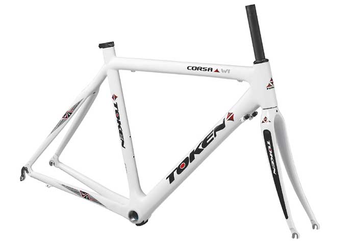 CORSA 2 CARBON FRAMESET 51 white (image for) CORSA 2 CARBON FRAMESET 51 white