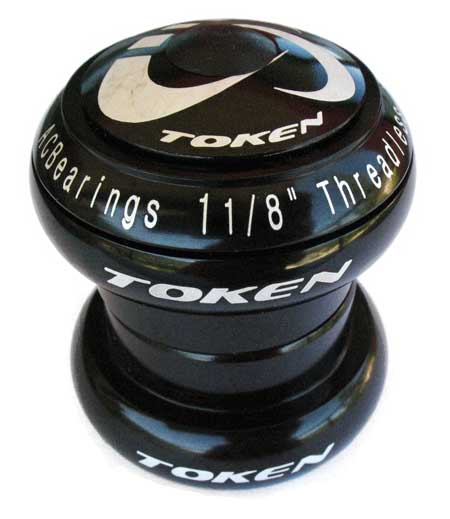 ALLOY 1 1/8" THREADLESS HEADSET black (image for) ALLOY 1 1/8" THREADLESS HEADSET black