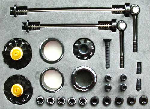 MTB CUSTOM PARTS KIT black (image for) MTB CUSTOM PARTS KIT black