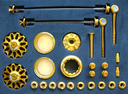 MTB CUSTOM PARTS KIT gold (image for) MTB CUSTOM PARTS KIT gold