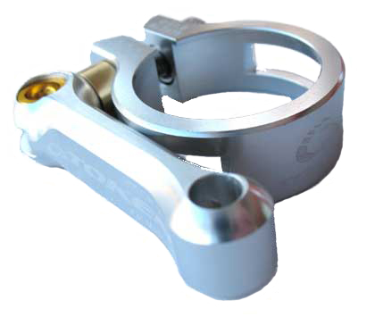 MTB SEAT CLAMP 31.8 silver (image for) MTB SEAT CLAMP 31.8 silver