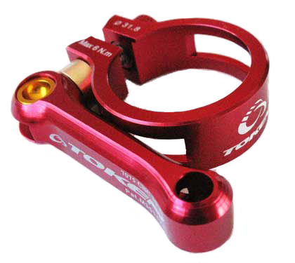 MTB SEAT CLAMP 31.8 red (image for) MTB SEAT CLAMP 31.8 red