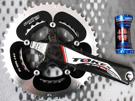 HOLLOW ARM CARBON CRANKSET C175 (image for) HOLLOW ARM CARBON CRANKSET C175