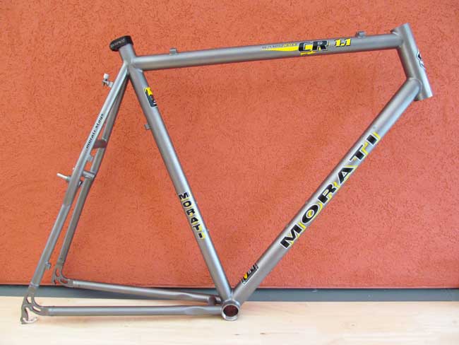 MORATI TITANIUM CX FRAME 56cm (image for) MORATI TITANIUM CX FRAME 56cm