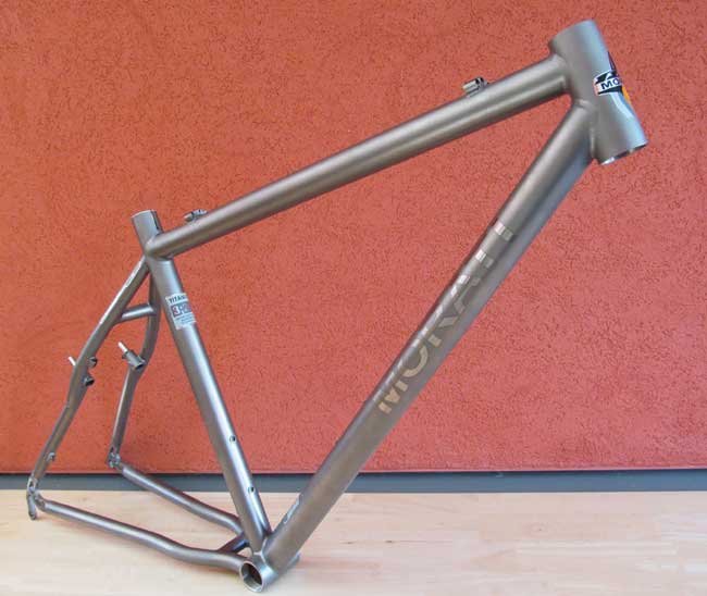 MORATI TITANIUM MTB FRAME 16" (image for) MORATI TITANIUM MTB FRAME 16"
