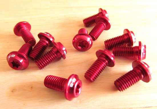 ALLOY ROTOR BOLT SET red (image for) ALLOY ROTOR BOLT SET red
