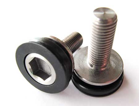 TI BOLTS FOR SQUARE BB AXLE (image for) TI BOLTS FOR SQUARE BB AXLE