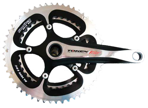 ALLOY INTEGRATED CRANKSET 172.5-53/39 (image for) ALLOY INTEGRATED CRANKSET 172.5-53/39