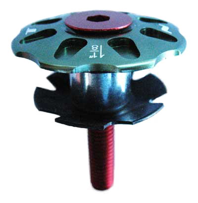 TOP CAP SET 1 1/8" green (image for) TOP CAP SET 1 1/8" green