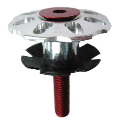 TOP CAP SET 1 1/8" silver (image for) TOP CAP SET 1 1/8" silver