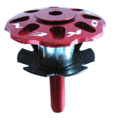 TOP CAP SET 1 1/8" red (image for) TOP CAP SET 1 1/8" red